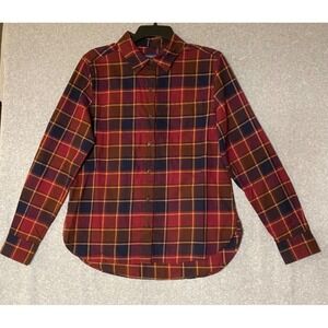 United by Blue Impact Collection Flannel Shirt Womens Small‎ Cotton Hemp